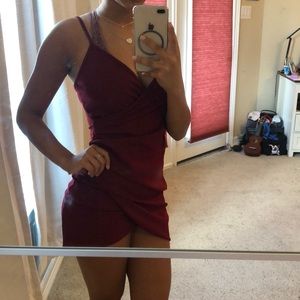 Maroon little dress